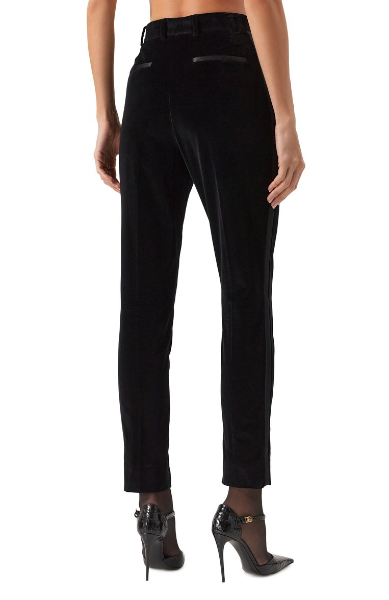 Бархатные брюки DOLCE & GABBANA, арт. FTC71T/FUVG7, фото 1