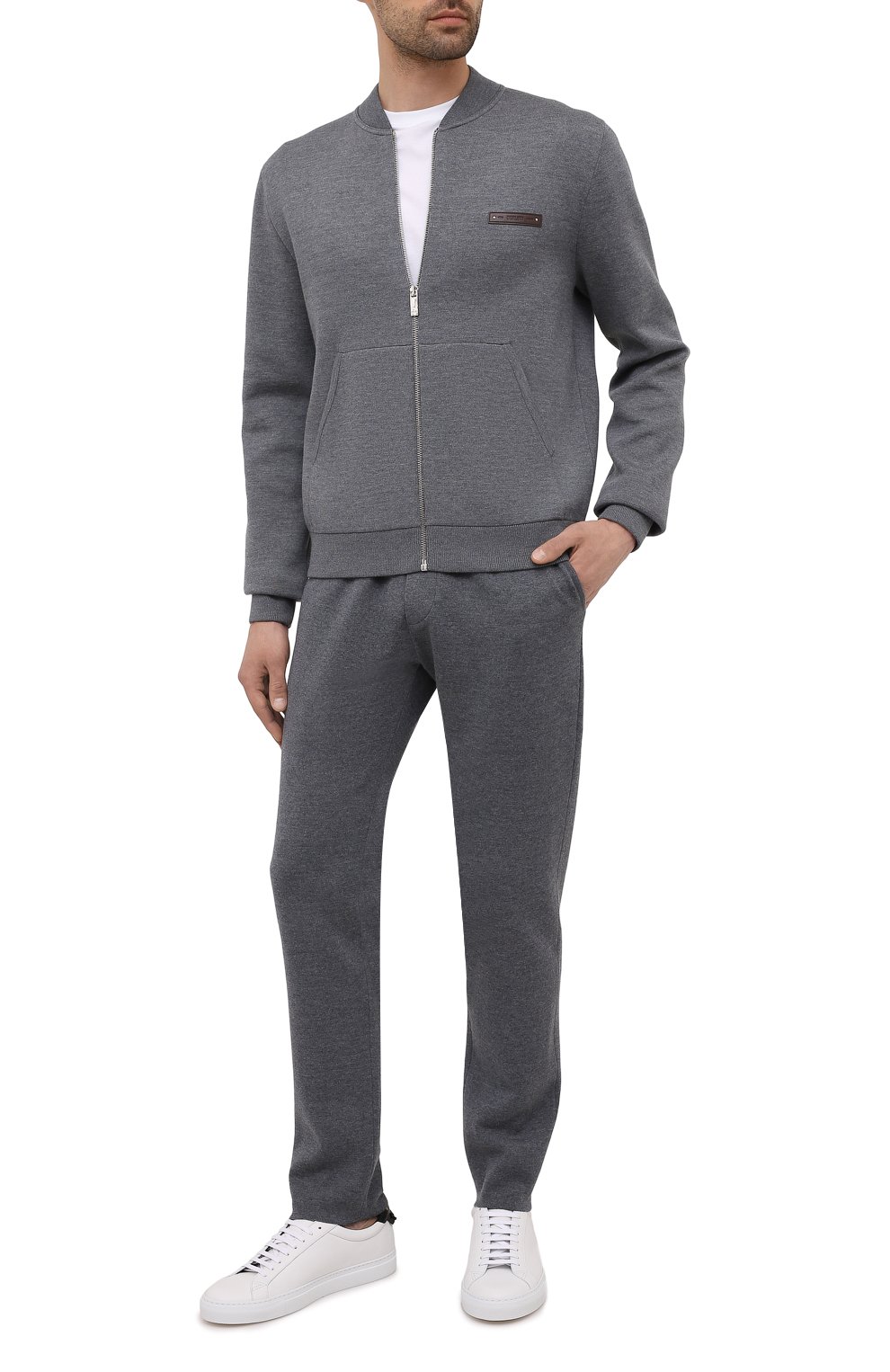 Шерстяные брюки BERLUTI серого цвета по цене 158500 руб., арт. R20KTU01-002, фото 2 Шерстяные брюки BERLUTI, арт. R20KTU01-002, фото 2