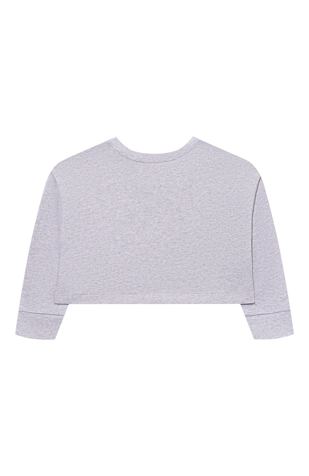 Укороченный лонгслив MOSCHINO серого цвета по цене 8755 руб., арт. HD000U/LAA20/10-14, фото 2 Укороченный лонгслив MOSCHINO, арт. HD000U/LAA20/10-14, фото 2