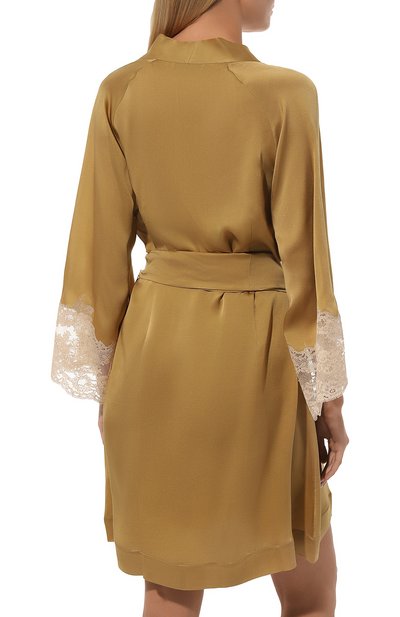 Шелковый халат CARINE GILSON, арт. AG0984VP, фото 4