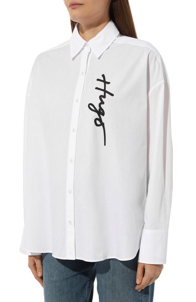 Хлопковая рубашка HUGO, арт. 50523430, фото 3