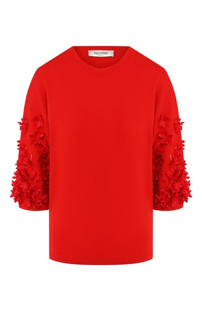 Женский пуловер из смеси шерсти и кашемира VALENTINO, арт. SB3KC05Z4RN
