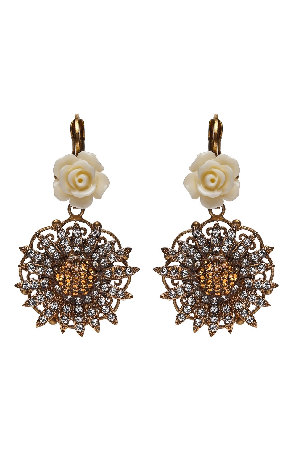 Серьги с отделкой кристаллами DOLCE & GABBANA, арт. WEL2F3/W1111, фото 1