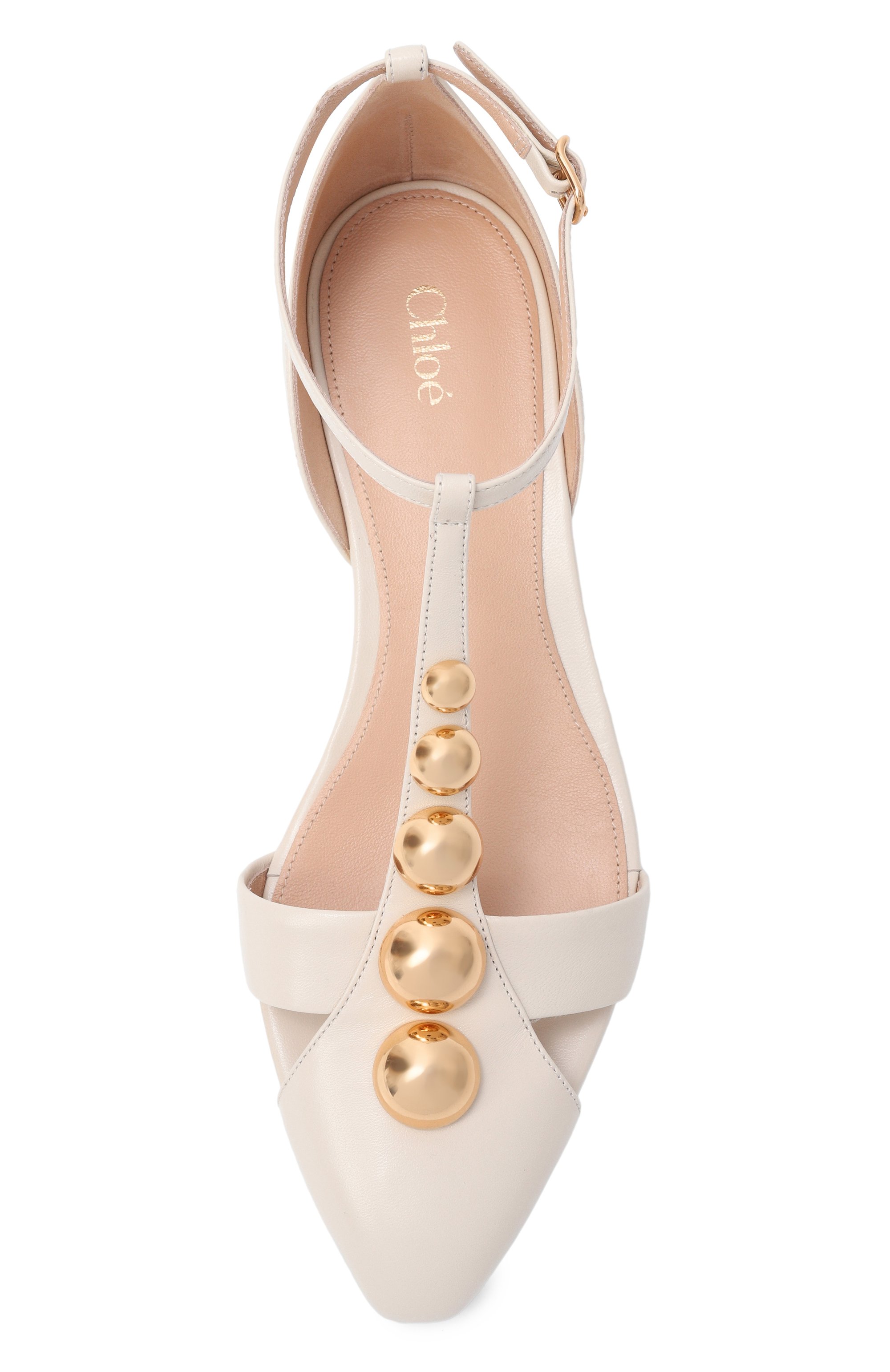 Кожаные сандалии cleia CHLOÉ, арт. CH26S160WQ, фото 6