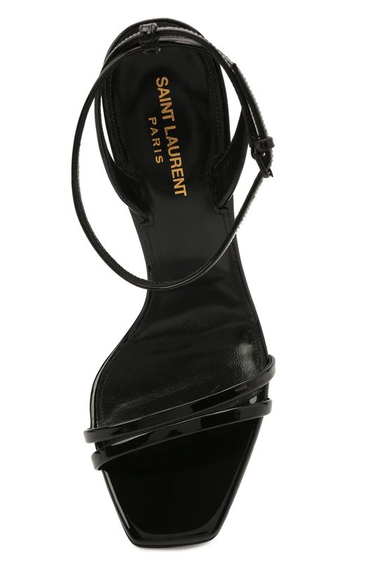 Кожаные босоножки Amber Saint Laurent 658153/1TV20 Чёрный  658153/1TV20 Фото 5