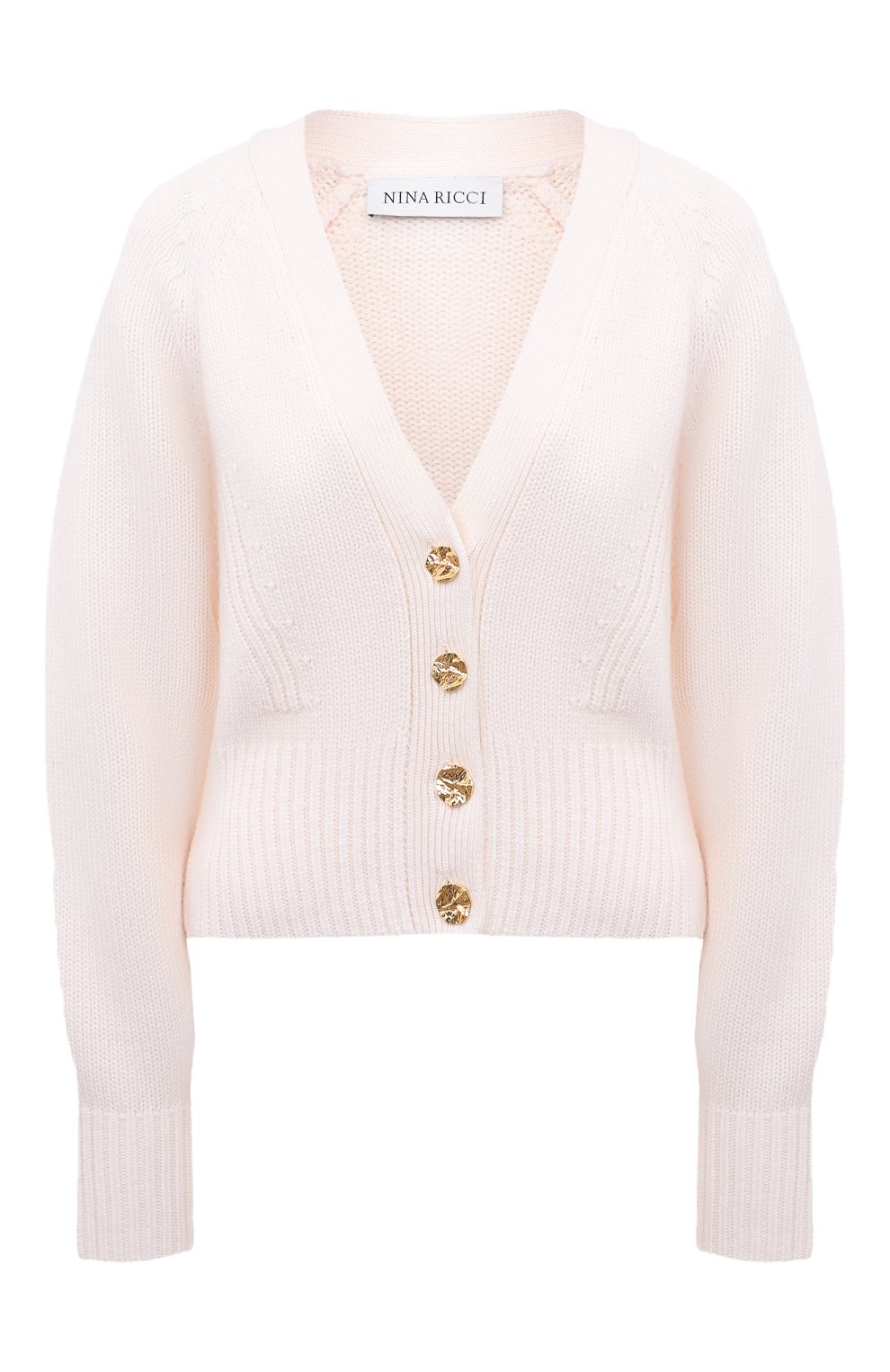 Кардиган из шерсти и кашемира NINA RICCI, арт. 23AMCR001ML0529, фото 1