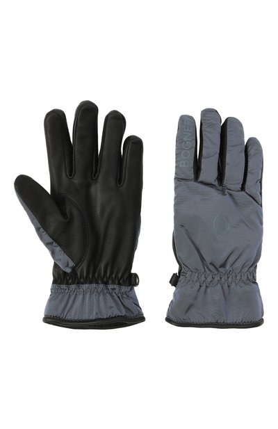 Комбинированные перчатки BOGNER голубого цвета по цене 17550 руб., арт. 6097123, фото 3 Комбинированные перчатки BOGNER, арт. 6097123, фото 3