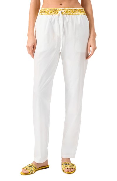 Хлопковые брюки DOLCE & GABBANA, арт. FTC4PT/GDCN3, фото 3