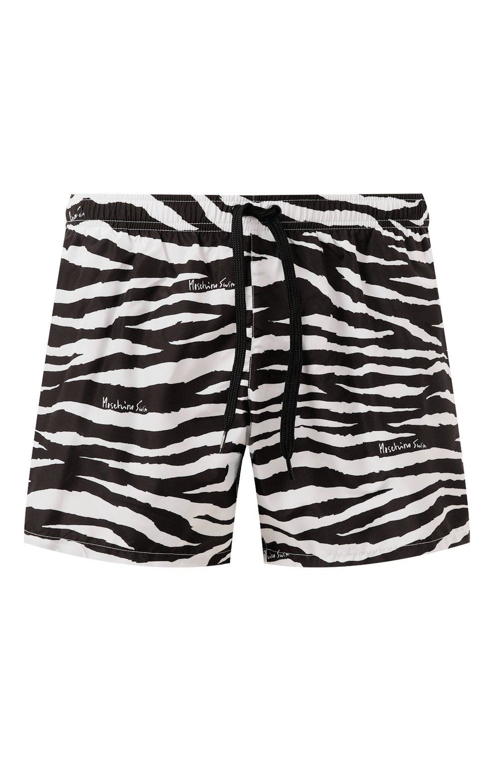 Плавки-шорты MOSCHINO черно-белого цвета по цене 13550 руб., арт. A4218/9312, фото 1 Плавки-шорты MOSCHINO, арт. A4218/9312, фото 1
