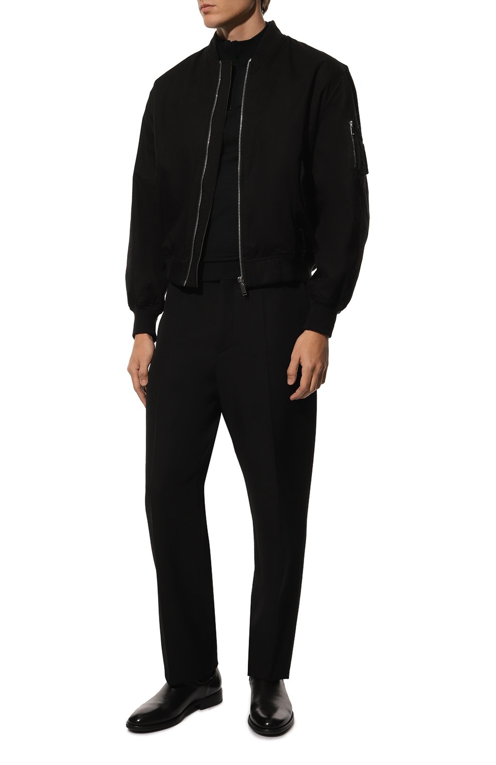 Шерстяной джемпер DANIELE FIESOLI темно-зеленого цвета по цене 17550 руб., арт. DF 0027, фото 2 Шерстяной джемпер DANIELE FIESOLI, арт. DF 0027, фото 2