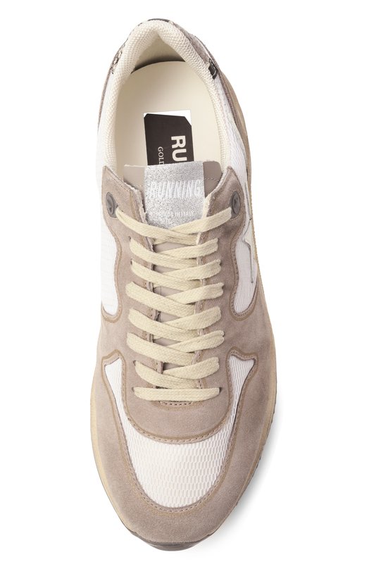 Комбинированные кроссовки Running Sole Golden Goose Deluxe Brand GWF00126.F007514 Бежевый  GWF00126.F007514 Фото 6