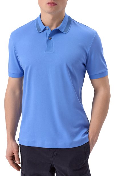 Хлопковое поло BOSS, арт. 50531791, фото 3