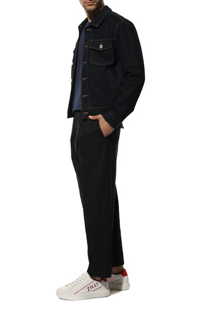 Кожаные кеды ZILLI SPORT, арт. MDX-T200/S01, фото 2