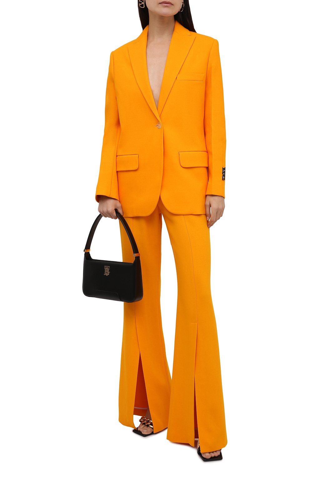 Жакет из вискозы OFF-WHITE оранжевого цвета по цене 148500 руб., арт. 0WEF064F21FAB002, фото 2 Жакет из вискозы OFF-WHITE, арт. 0WEF064F21FAB002, фото 2
