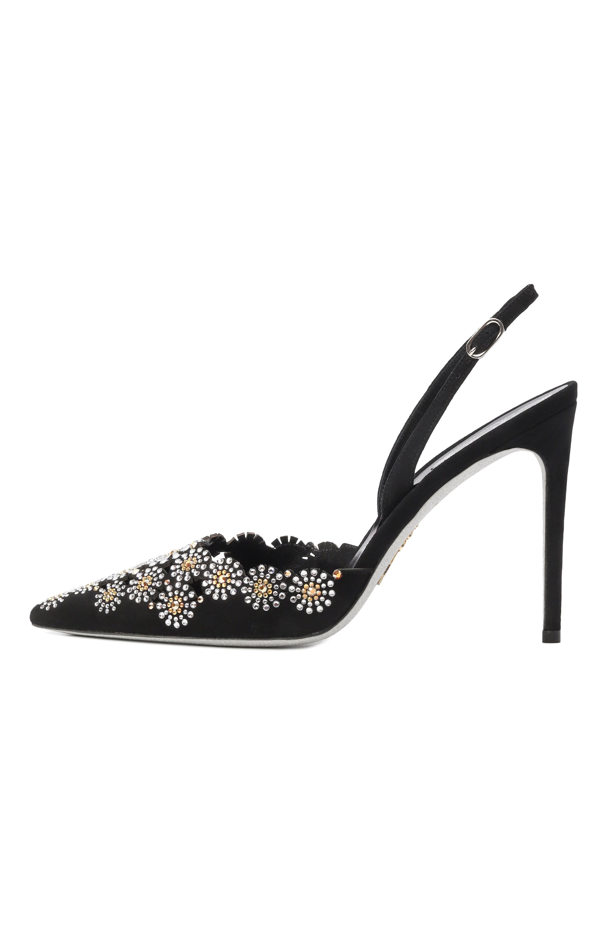 Замшевые туфли daisy 105 RENE CAOVILLA, арт. C12123-105/C001, фото 4