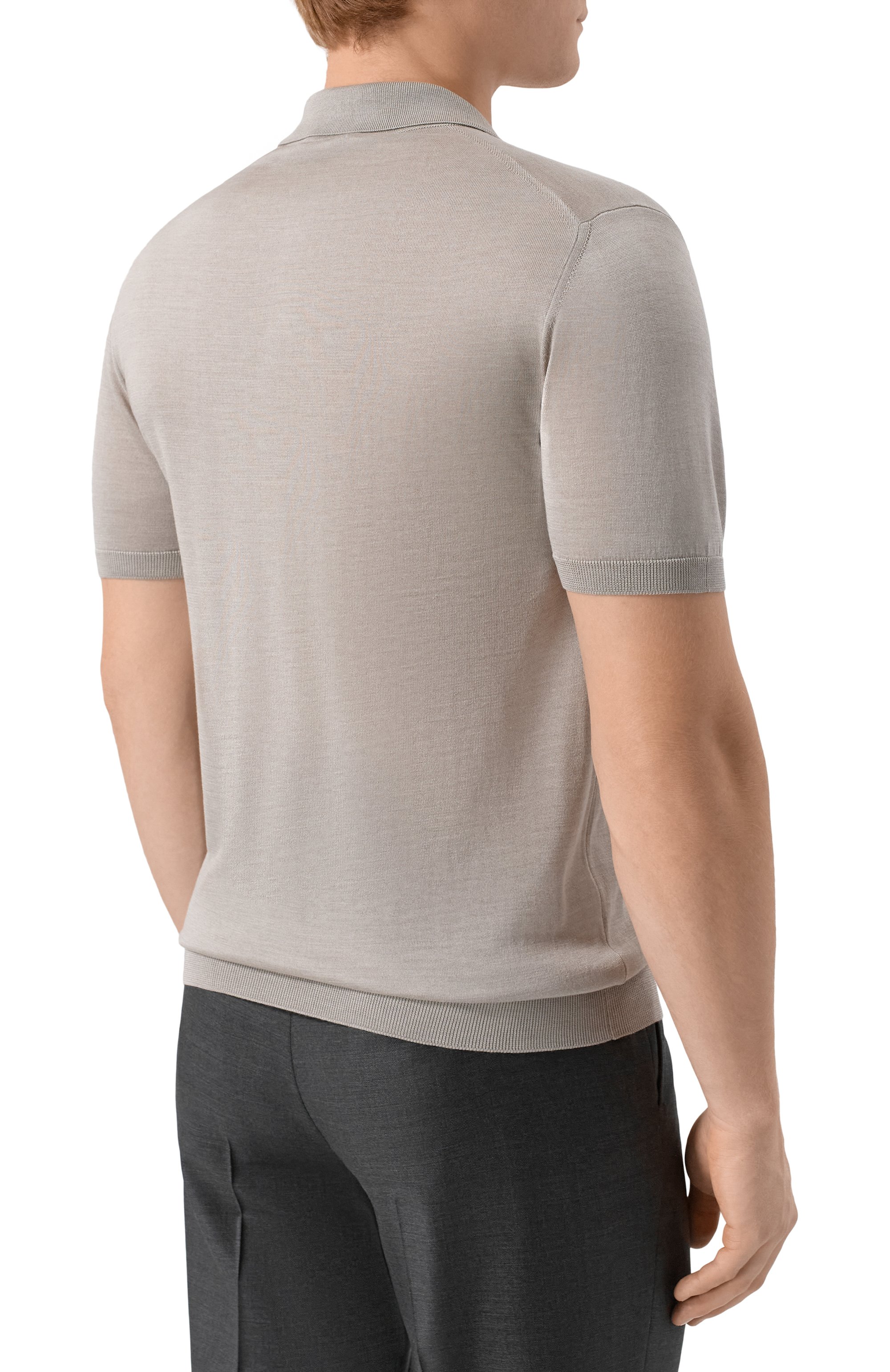 Шелковое поло CORNELIANI, арт. 27M541/2725170, фото 4