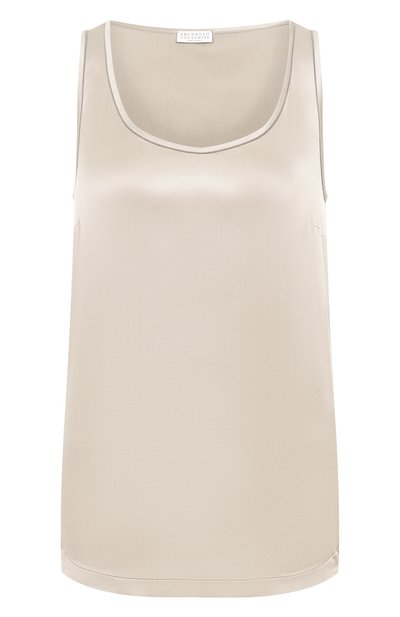 Женский атласный топ BRUNELLO CUCINELLI, арт. M0C59DE330