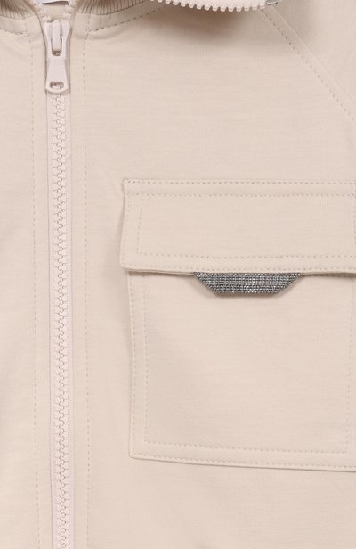 Хлопковая толстовка BRUNELLO CUCINELLI, арт. BH827E859A, фото 3