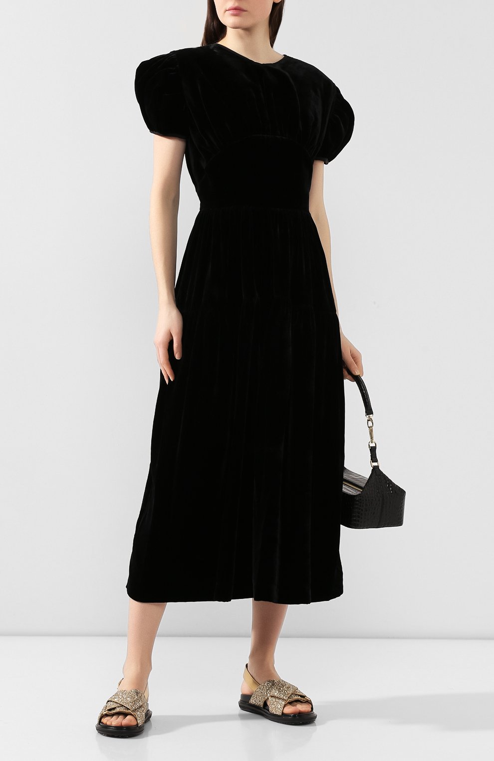 Кожаные сандалии MARNI, арт. FBMS006101/P2959, фото 2