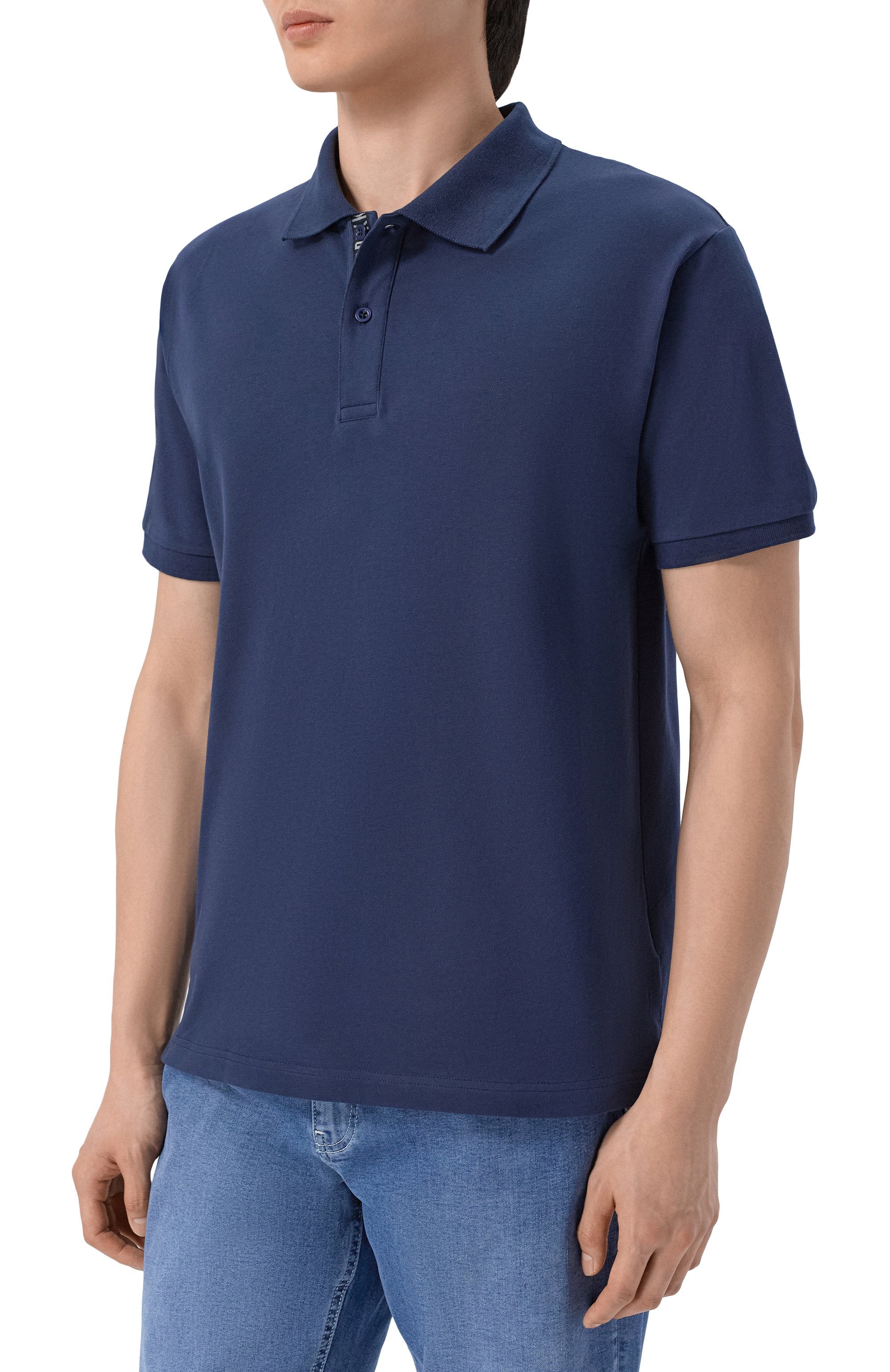 Хлопковое поло DIRK BIKKEMBERGS, арт. BMT1629, фото 3