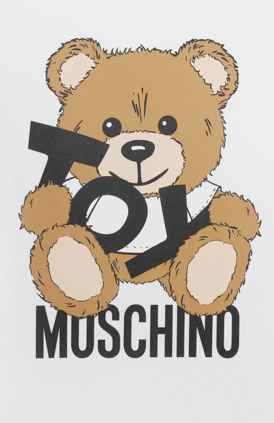 Хлопковая футболка MOSCHINO, арт. HDM060/LBA00/10-14, фото 3