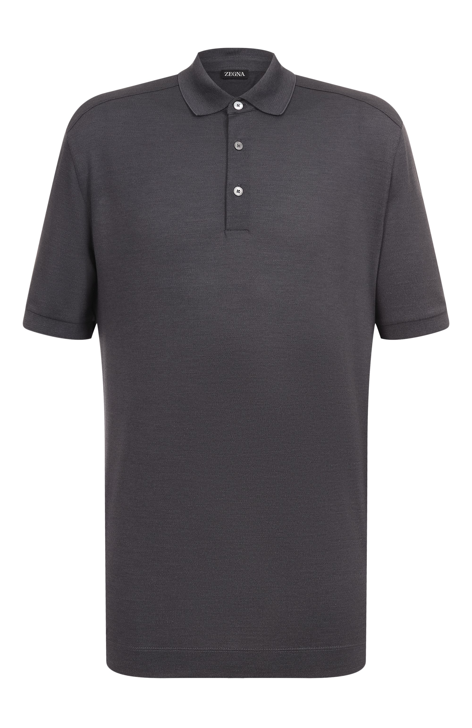 Поло из хлопка и шелка ZEGNA, арт. F786/UF341A9, фото 1