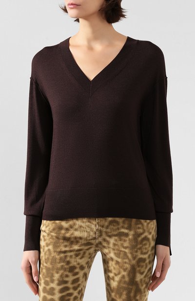 Пуловер из смеси шерсти и шелка BURBERRY, арт. 8019189, фото 3