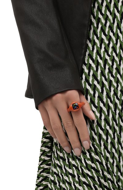 Кольцо LILI ARCHIVE коричневого цвета по цене 7260 руб., арт. RM23C52S58, фото 2 Кольцо LILI ARCHIVE, арт. RM23C52S58, фото 2