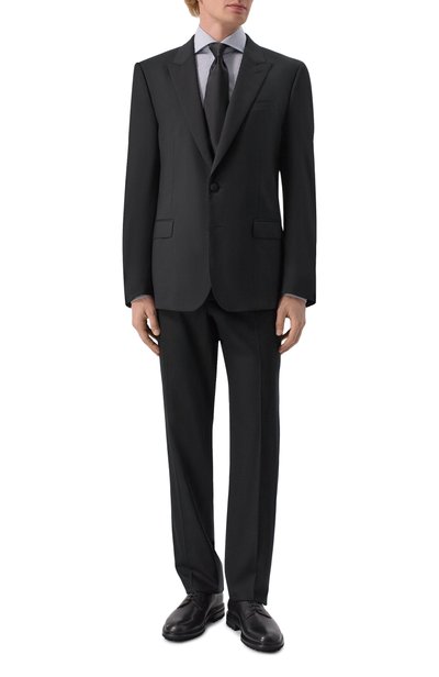 Кожаные дерби KITON черного цвета по цене 138500 руб., арт. USSA504N01493, фото 2 Кожаные дерби KITON, арт. USSA504N01493, фото 2
