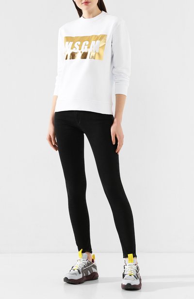 Хлопковый свитшот MSGM, арт. 2841MDM96 207299, фото 2
