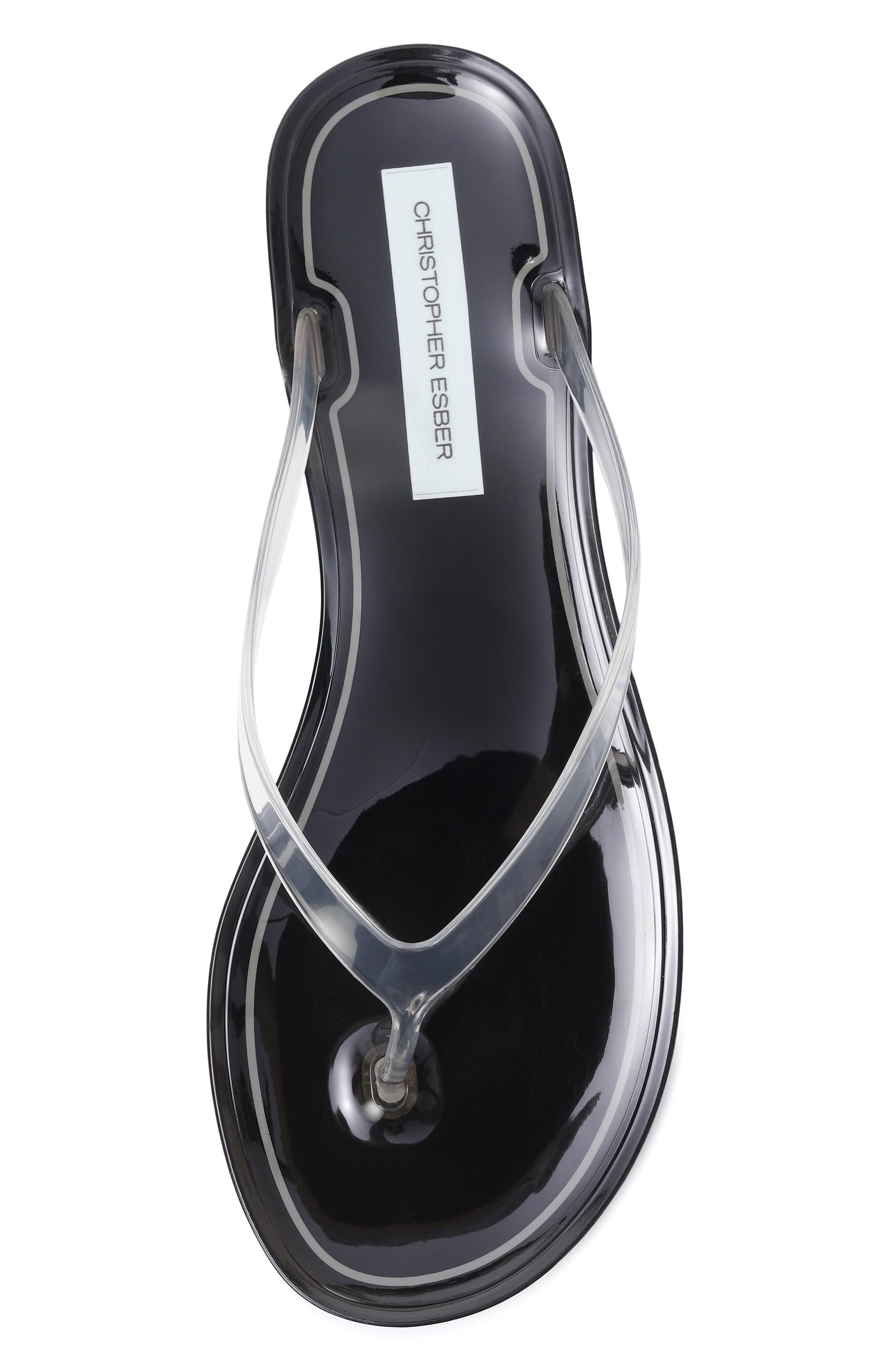 Шлепанцы jo CHRISTOPHER ESBER прозрачного цвета по цене 39300 руб., арт. 24029356, фото 6 Шлепанцы jo CHRISTOPHER ESBER, арт. 24029356, фото 6