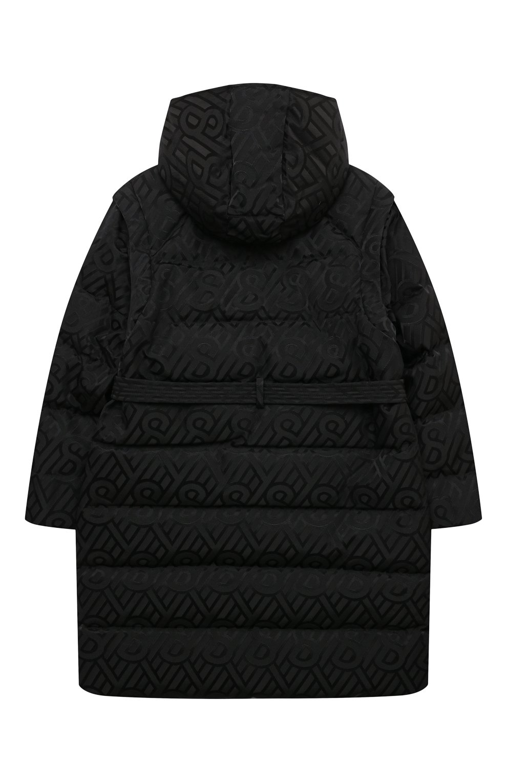 Пуховое пальто YVES SALOMON ENFANT черного цвета по цене 48650 руб., арт. 23WEM002XXD0XW/8-10, фото 2 Пуховое пальто YVES SALOMON ENFANT, арт. 23WEM002XXD0XW/8-10, фото 2