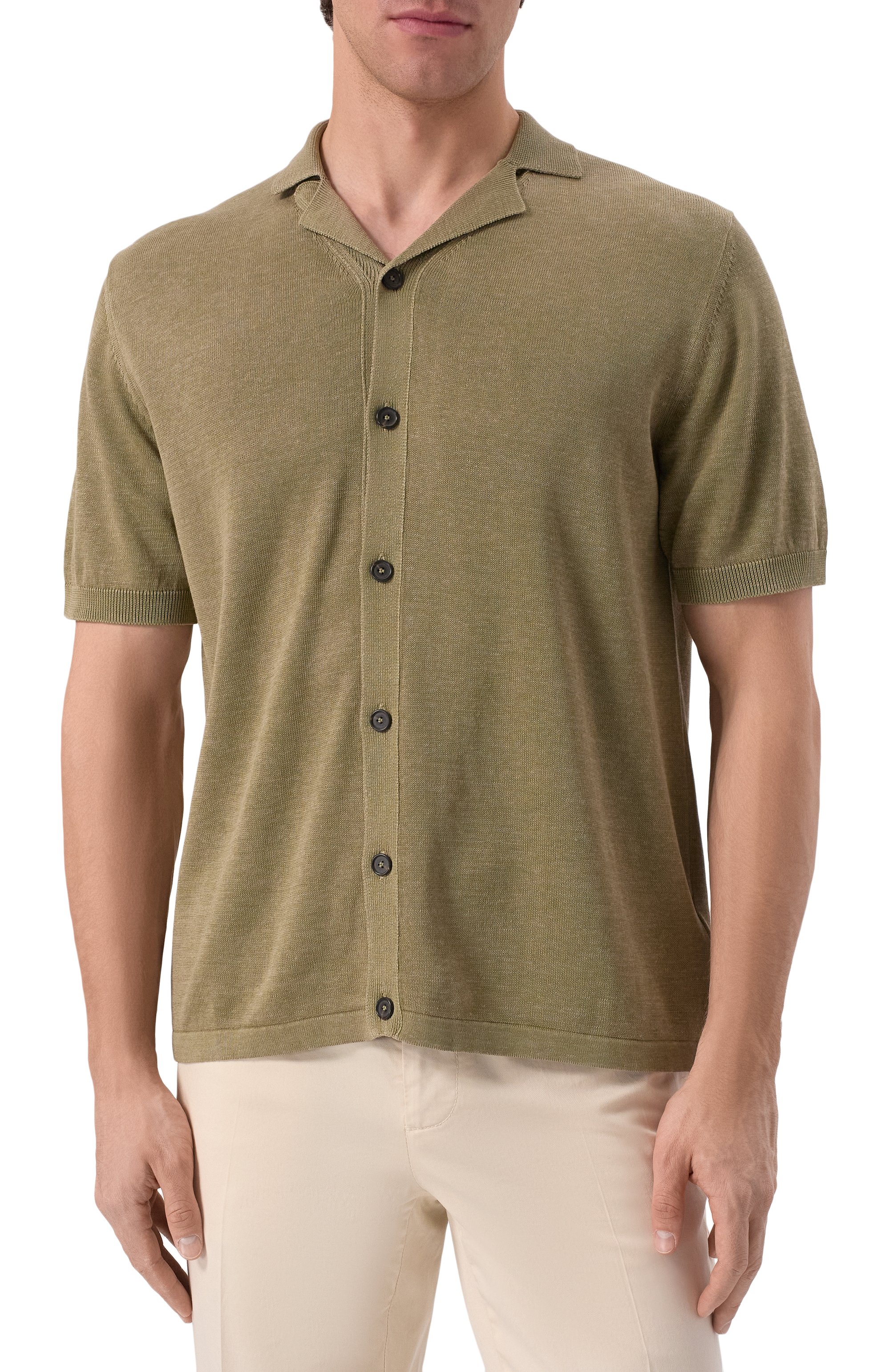 Рубашка из хлопка и льна VAN LAACK, арт. SAMIN/S00307, фото 3