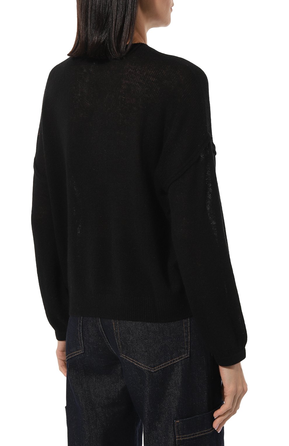 Кашемировый свитер NOT SHY черного цвета по цене 27850 руб., арт. 4308102C, фото 4 Кашемировый свитер NOT SHY, арт. 4308102C, фото 4