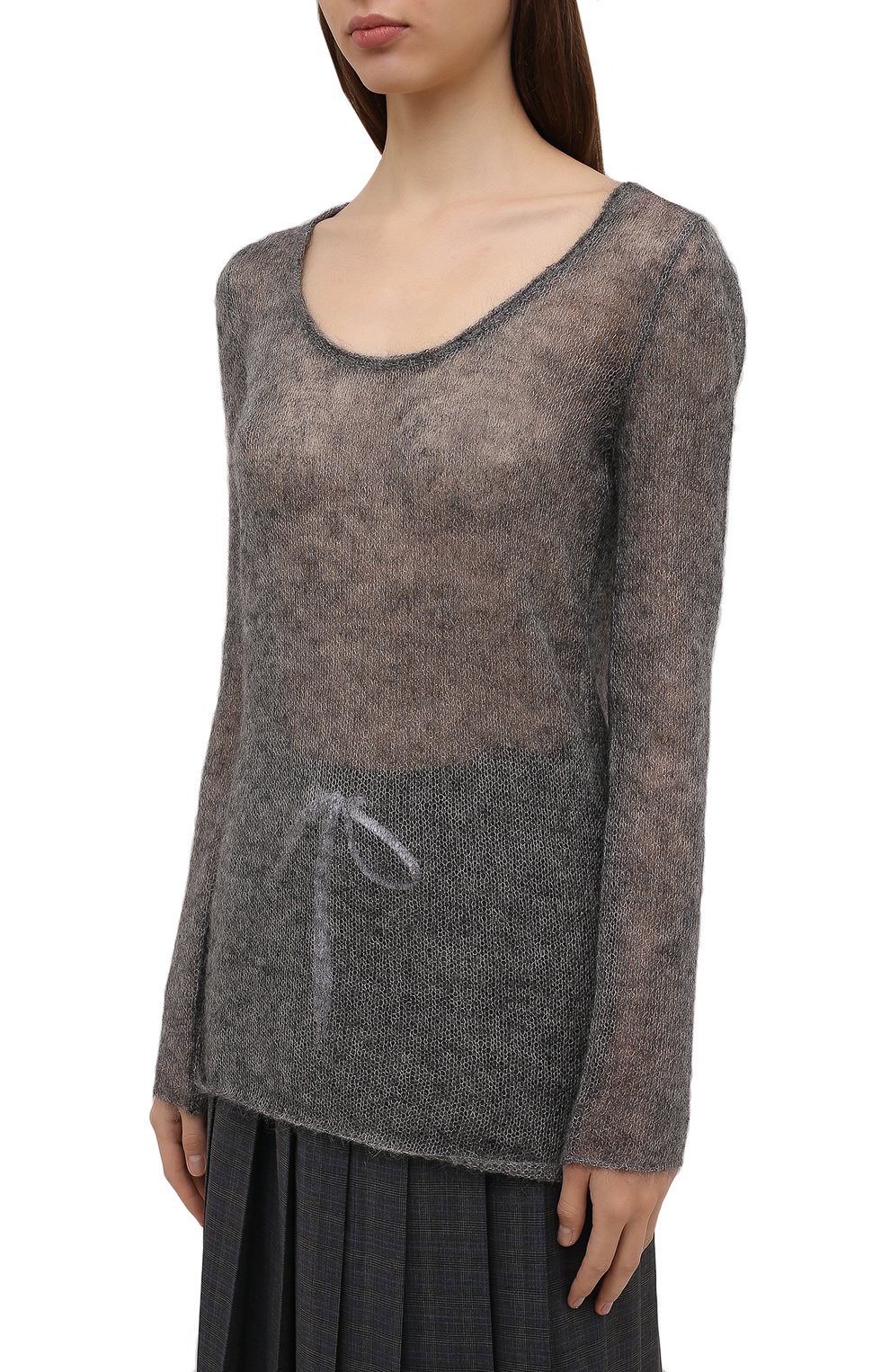 Шерстяной свитер MIU MIU, арт. MML511-1ZUF-F0480, фото 3