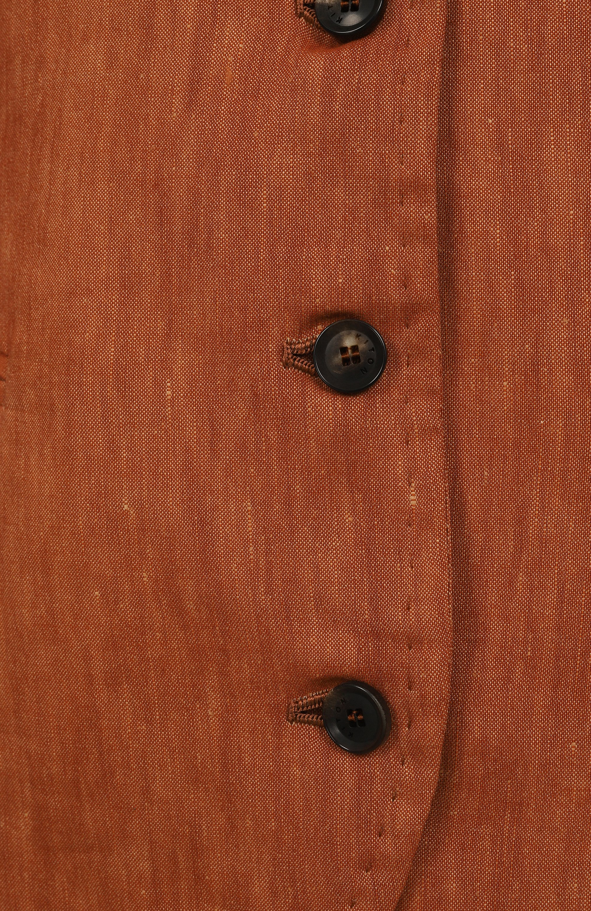 Жилет изо льна и шерсти KITON, арт. D47456K0919E03, фото 6