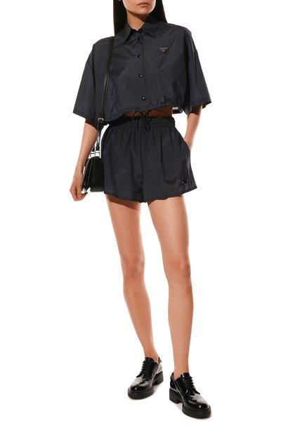 Шелковые шорты PRADA, арт. P218G-10GP-F0008-221, фото 2