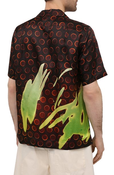 Рубашка из вискозы DRIES VAN NOTEN, арт. 211-20719-2074, фото 4