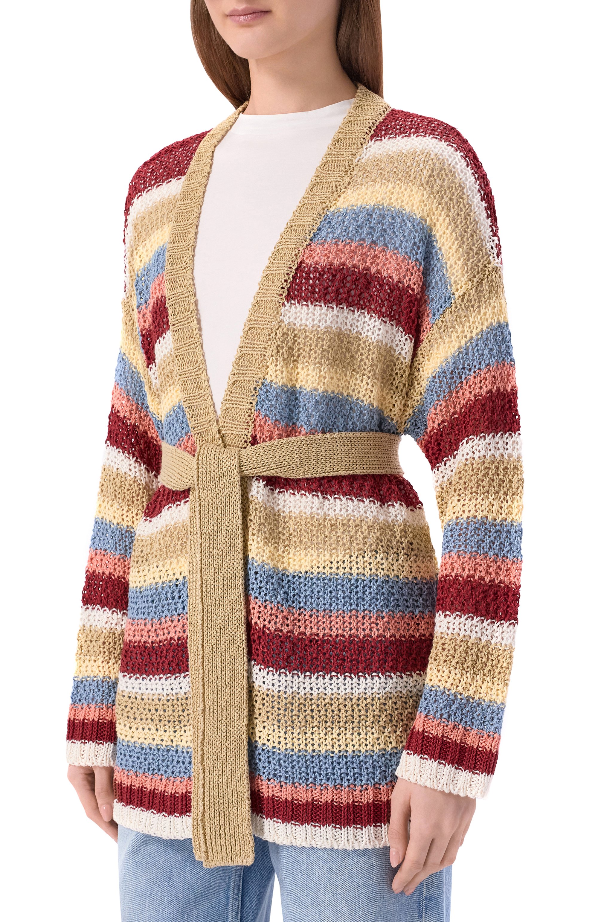 Льняной кардиган WEEKEND MAX MARA, арт. WKDB0NIT0, фото 3