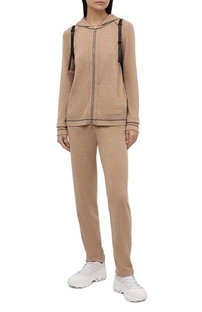 Кашемировый кардиган LORO PIANA бежевого цвета по цене 263000 руб., арт. FAL7041, фото 2 Кашемировый кардиган LORO PIANA, арт. FAL7041, фото 2
