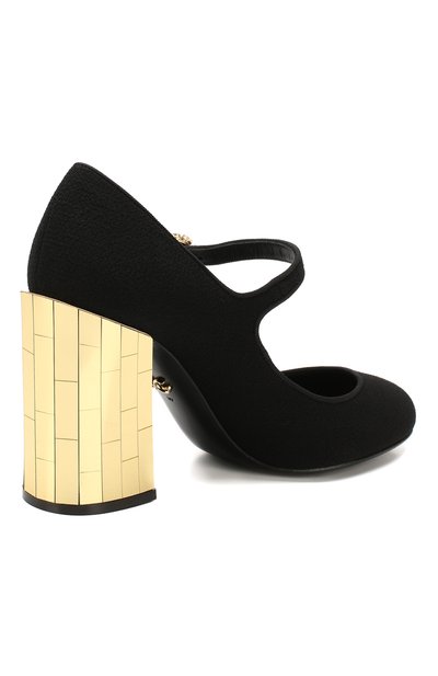 Бархатные туфли DOLCE & GABBANA, арт. CD1314/AK786, фото 4