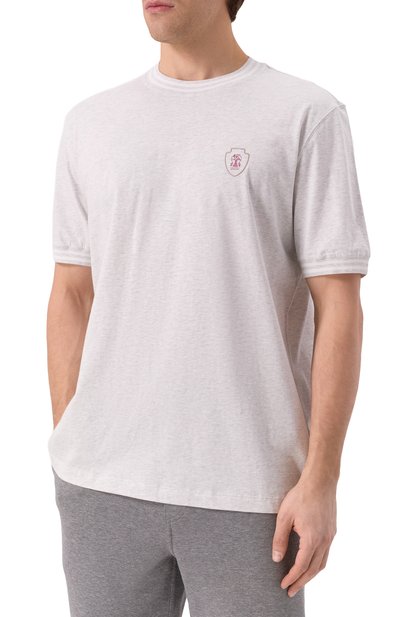 Хлопковая футболка BRUNELLO CUCINELLI, арт. M0B131386T, фото 3