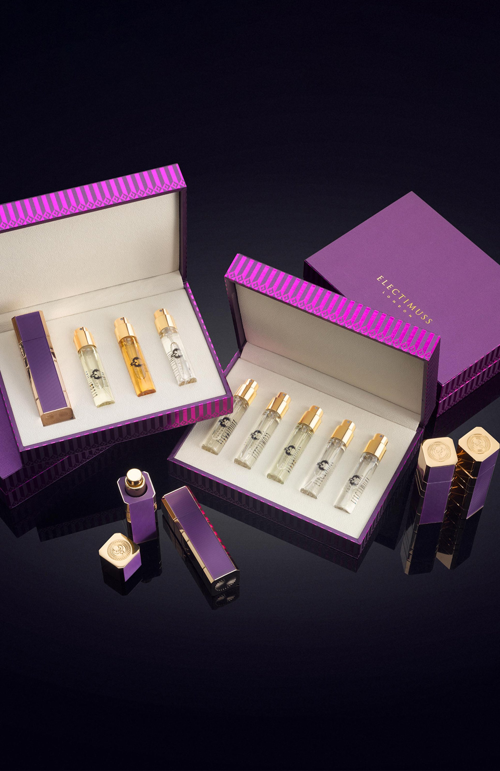 Парфюмерный набор с атомайзером vixere (3x10ml) ELECTIMUSS LONDON бесцветного цвета по цене 22500 руб., арт. 5060485383048, фото 2 Парфюмерный набор с атомайзером vixere (3x10ml) ELECTIMUSS LONDON, арт. 5060485383048, фото 2