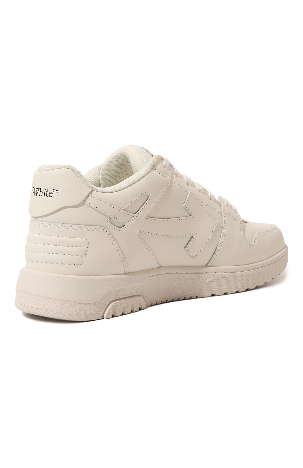 Кожаные кеды out of office OFF-WHITE, арт. 0MIA189C99LEA009, фото 5