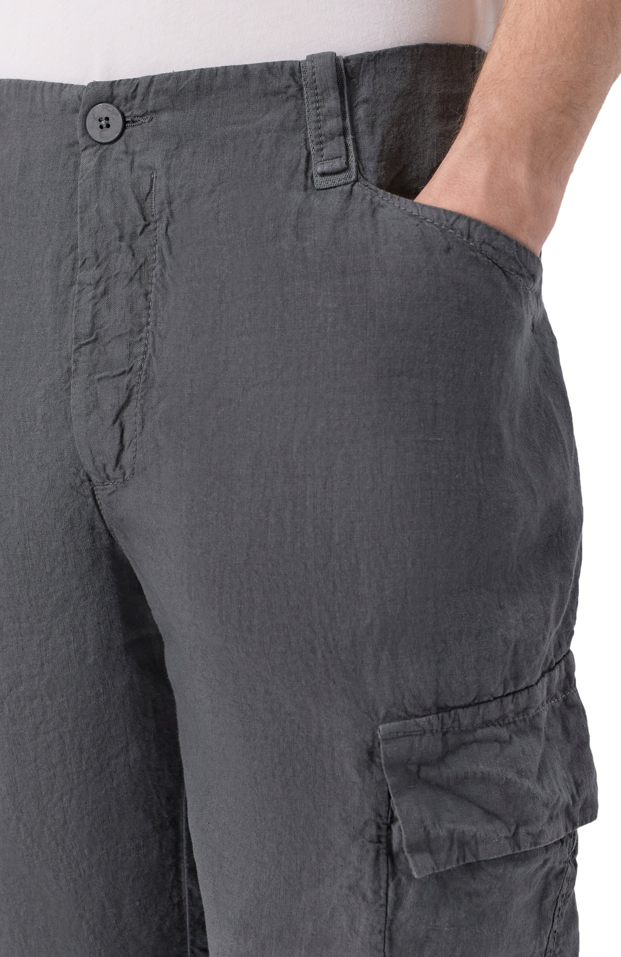 Льняные шорты TRANSIT, арт. CFUTRCD132, фото 5