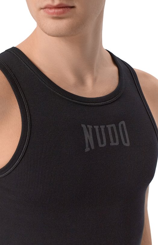 Хлопковая майка Magliano MGSS26TT02876 Чёрный  MGSS26TT02876 Фото 5