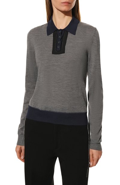 Поло из шерсти и хлопка MAISON MARGIELA, арт. SI0GL0001/S17800, фото 3