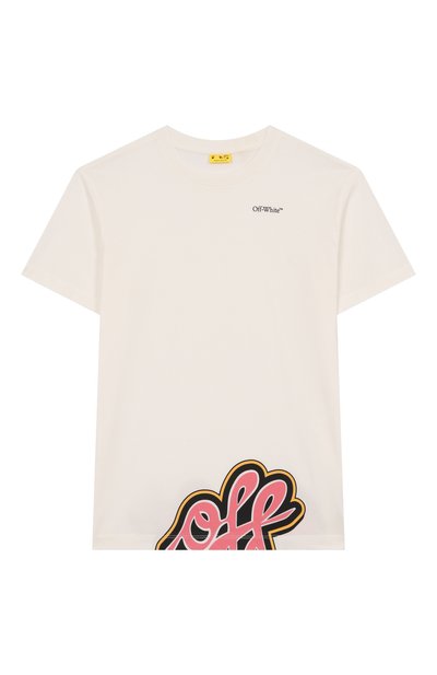 Хлопковая футболка OFF-WHITE, арт. 0GAA001S25JER005/12+, фото 1