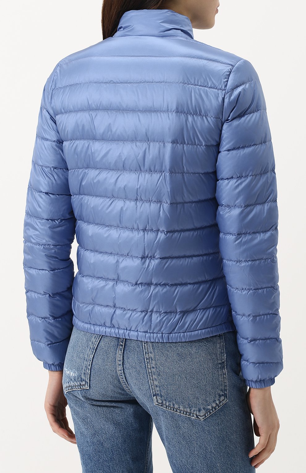 Стеганый пуховик с воротником-стойкой MONCLER, арт. D1-093-45379-99-53048, фото 4