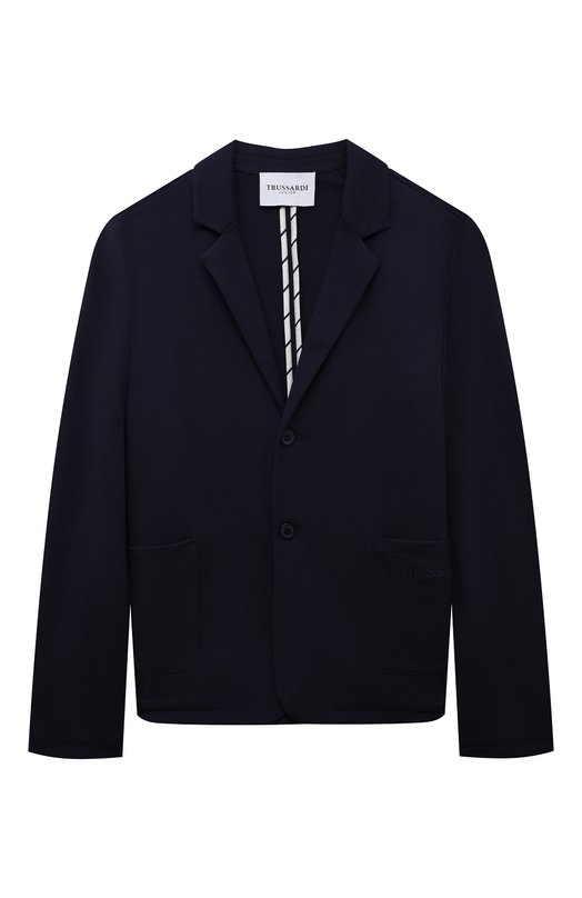 

Пиджак из вискозы Trussardi junior, Синий
